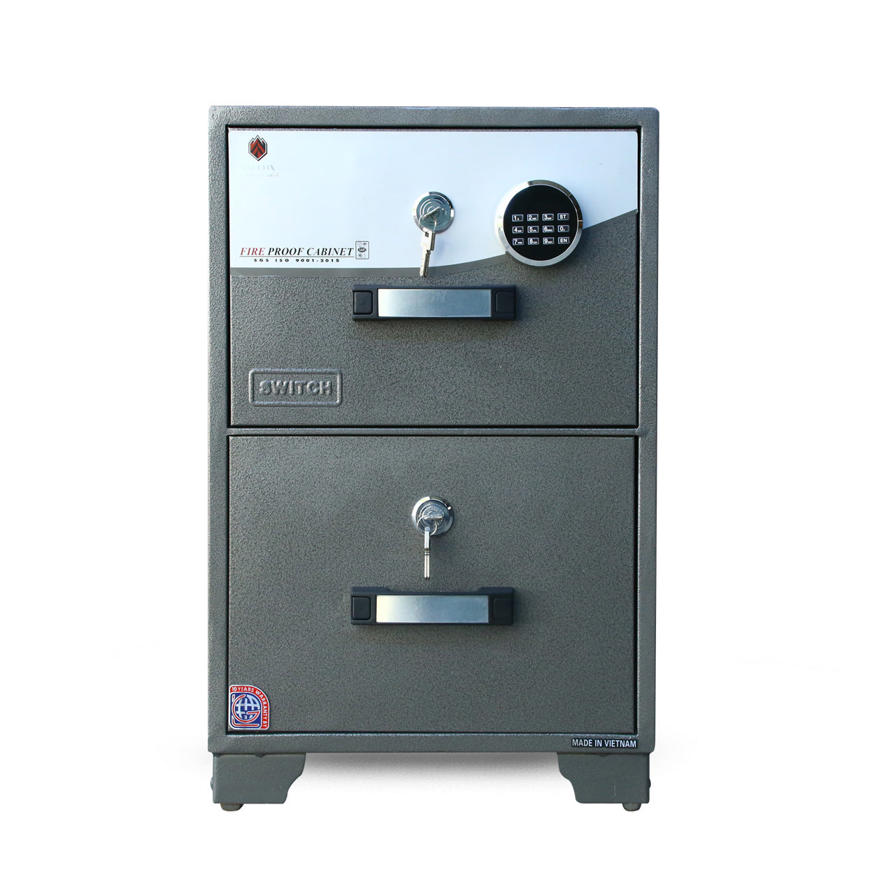 Vaultix Safe VX680 2ED Filing Cabinet