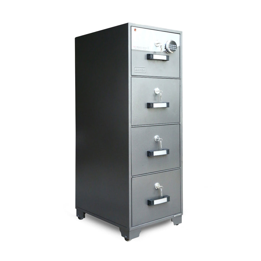 Vaultix Safe VX680 4ED Filing Cabinet