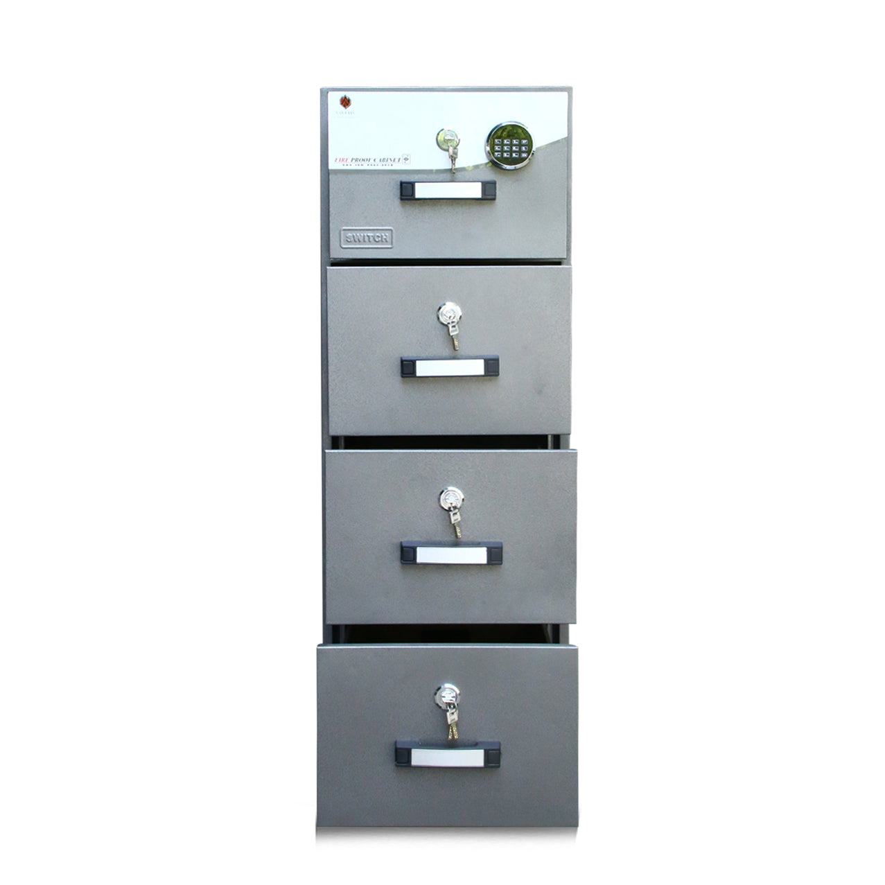 Vaultix Safe VX680 4ED Filing Cabinet
