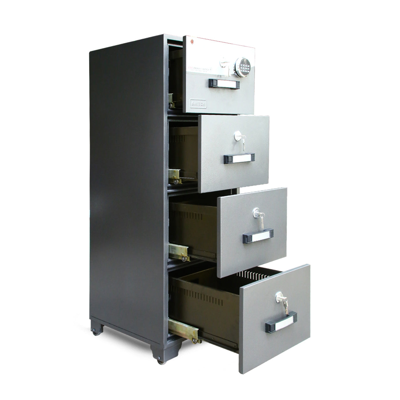 Vaultix Safe VX680 4ED Filing Cabinet