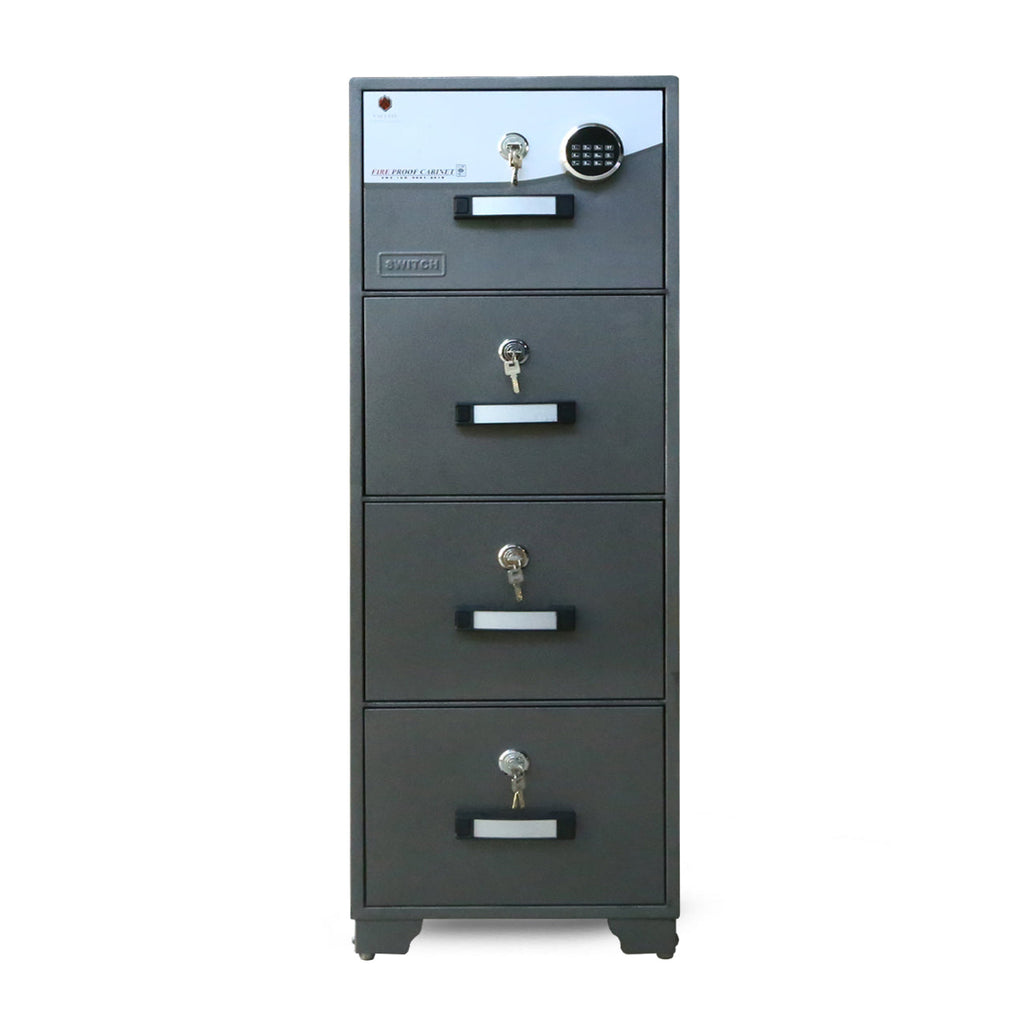 Vaultix Safe VX680 4ED Filing Cabinet