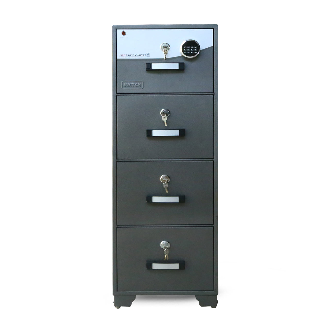 Vaultix Safe VX680 4ED Filing Cabinet